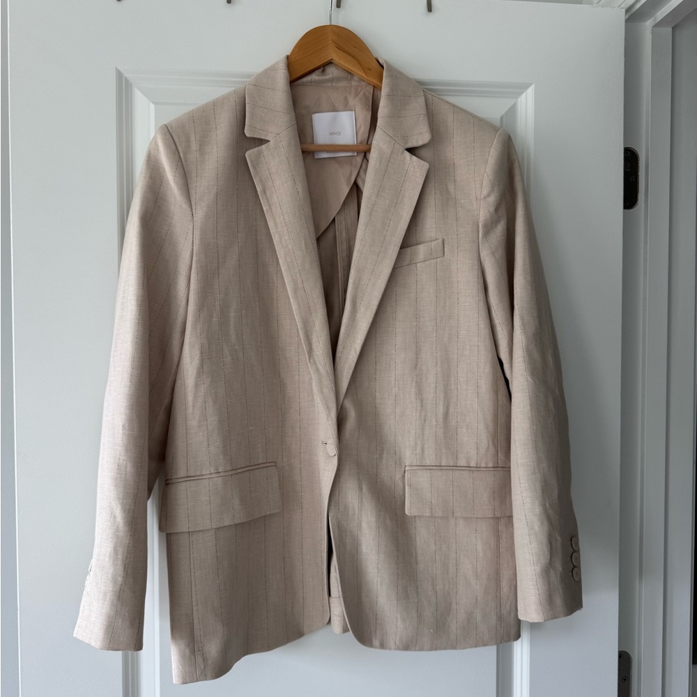Mango Light Tan Blazer